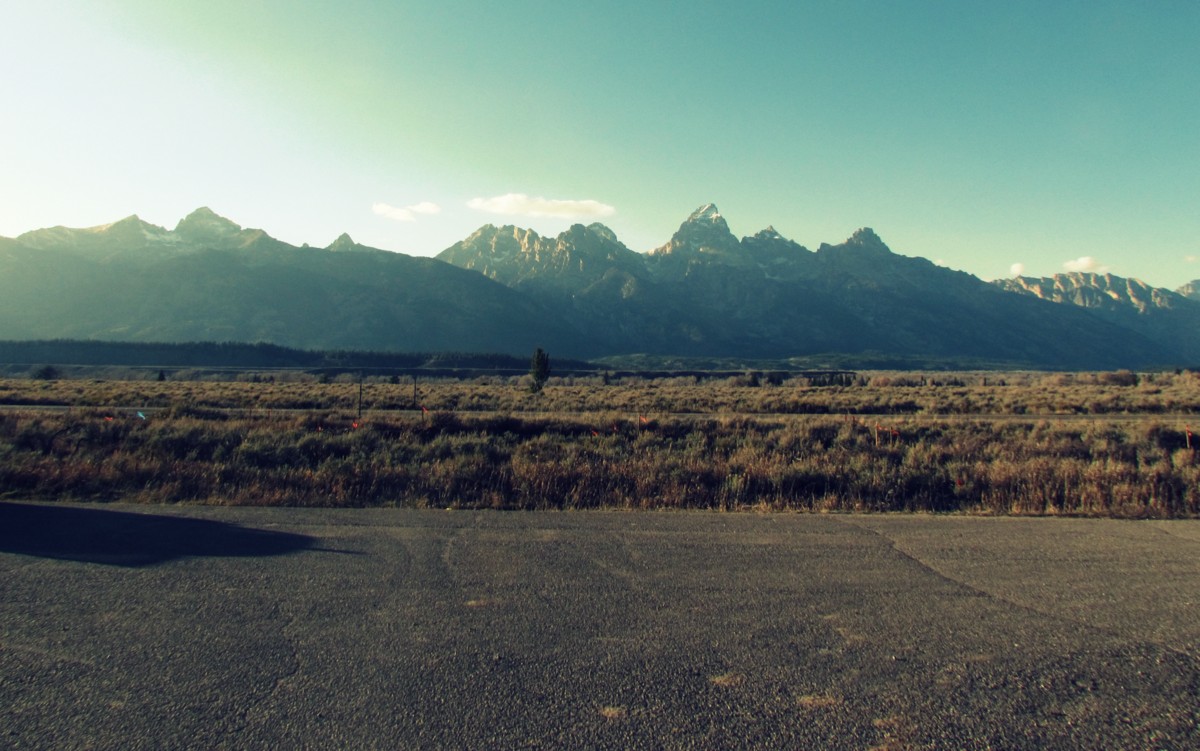 The Tetons, from Blacktail Butte