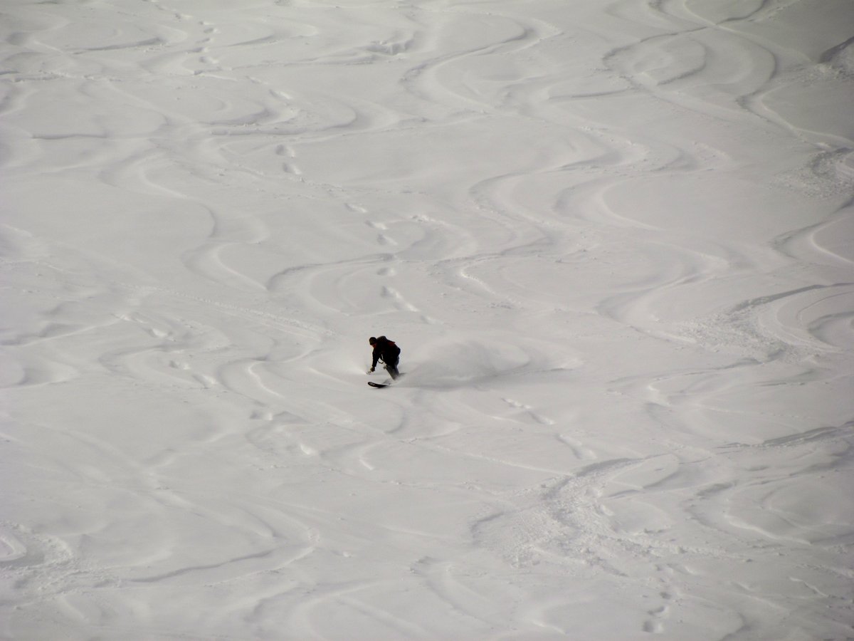 Jake coming down Edelweiss