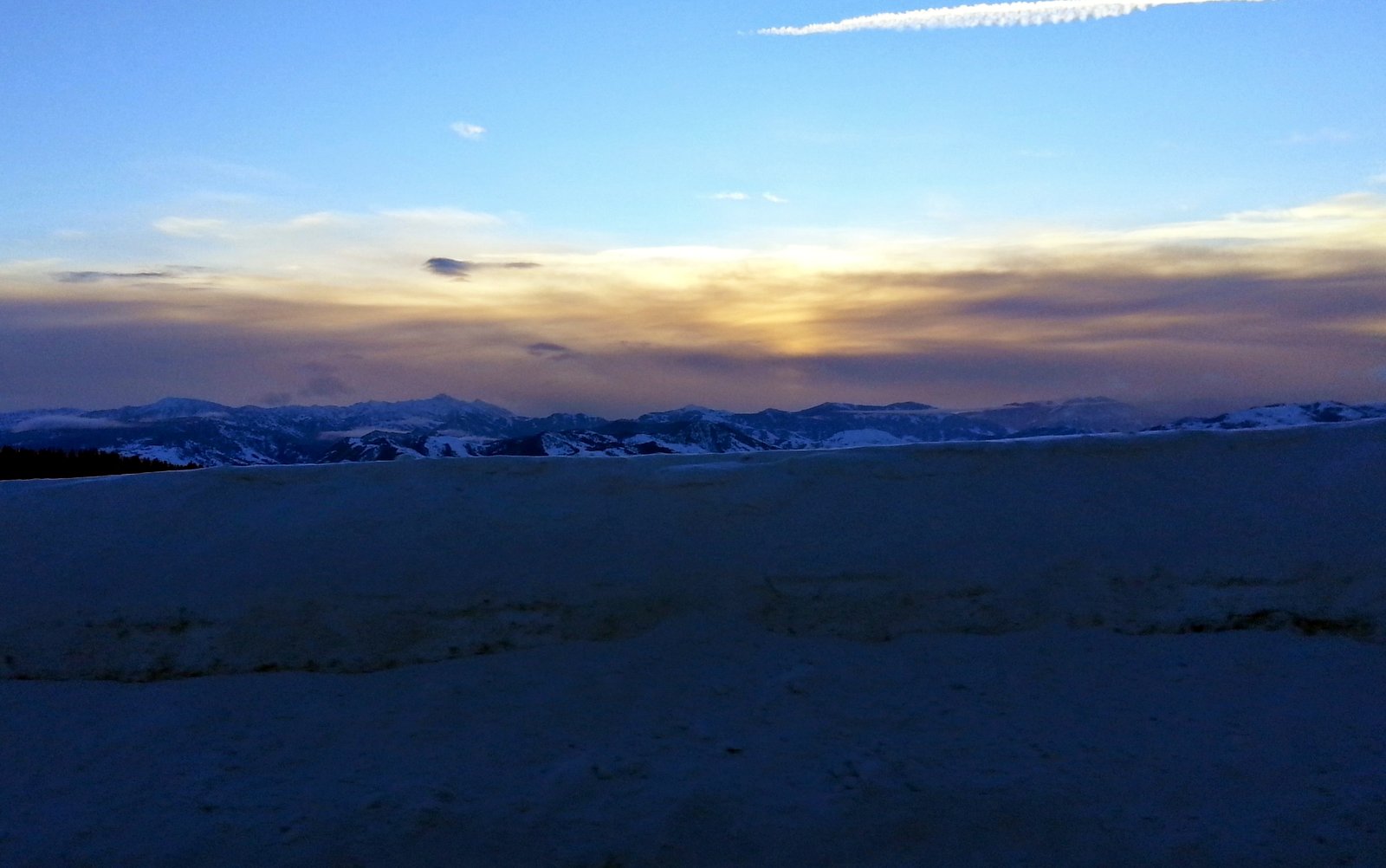 Taken while driving up Teton Pass