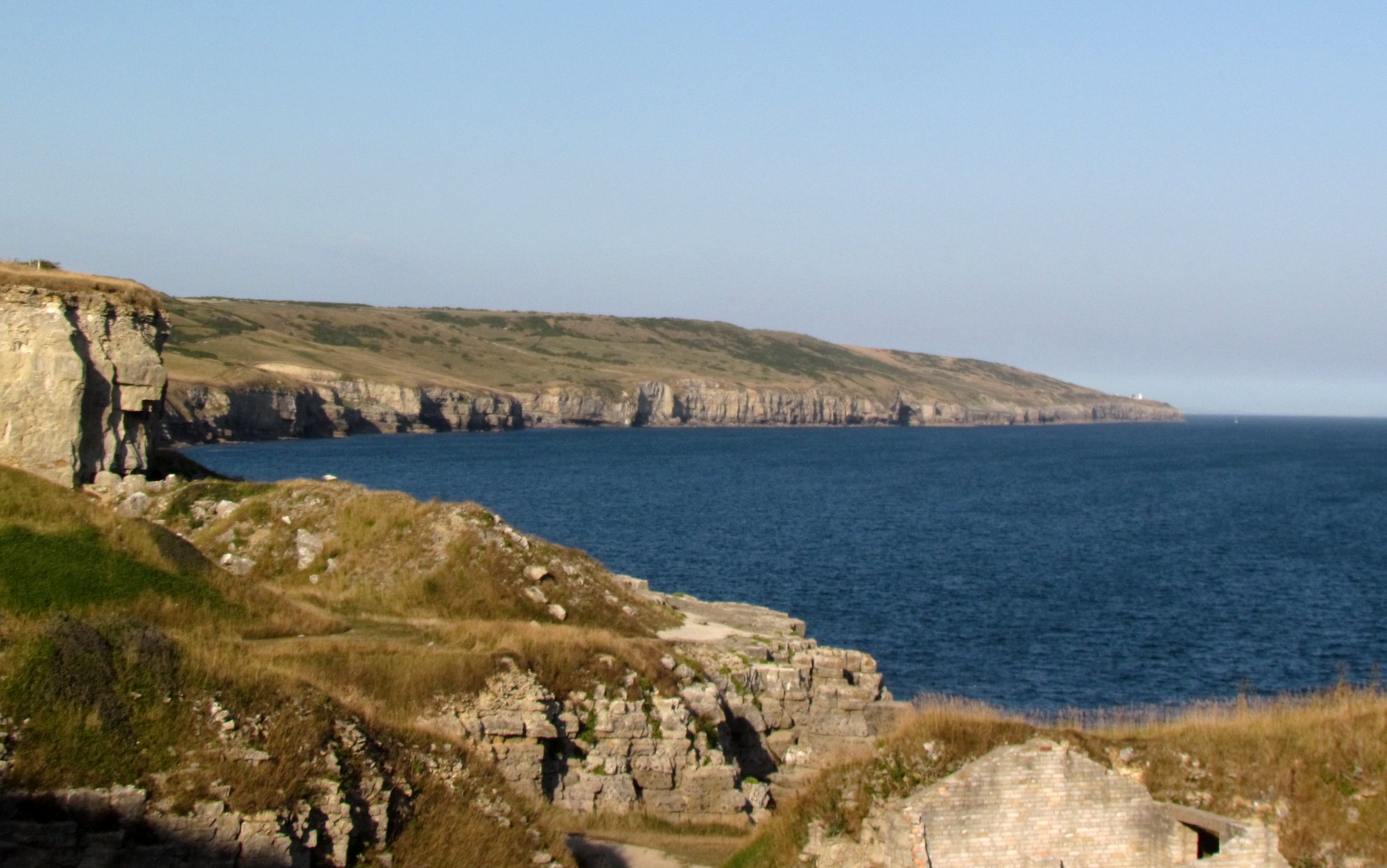 Dancing Ledge from Winspit Quarry