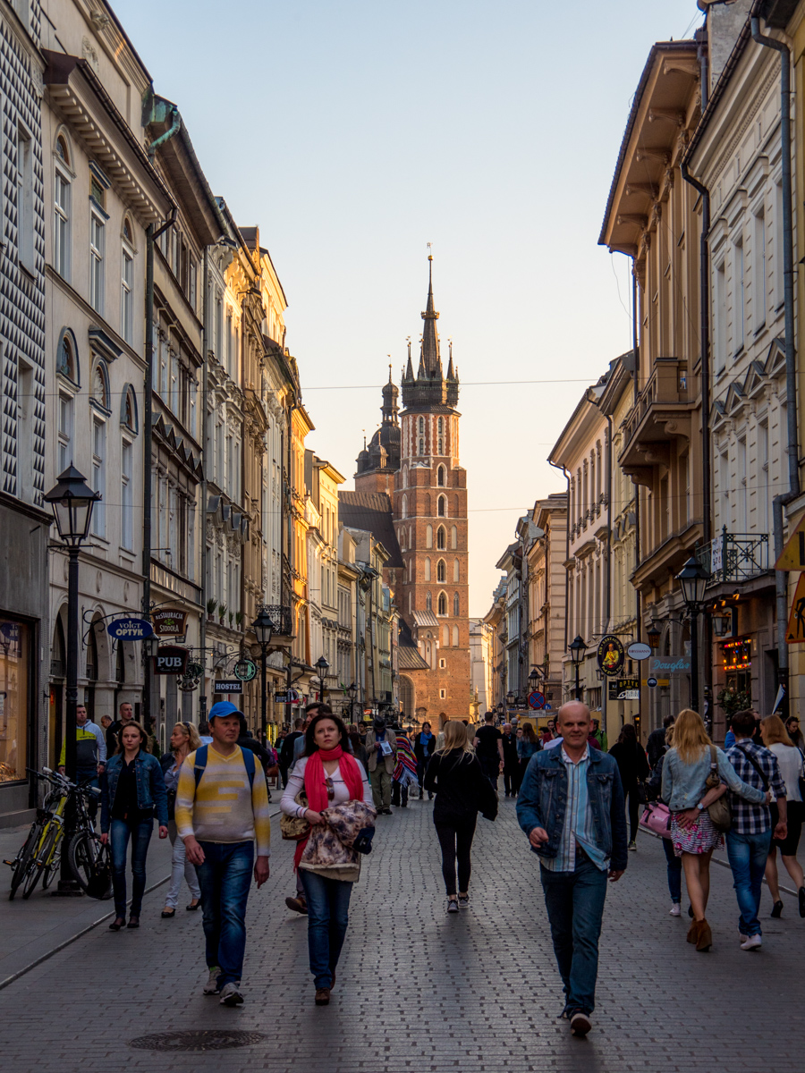 Krakow old town tower