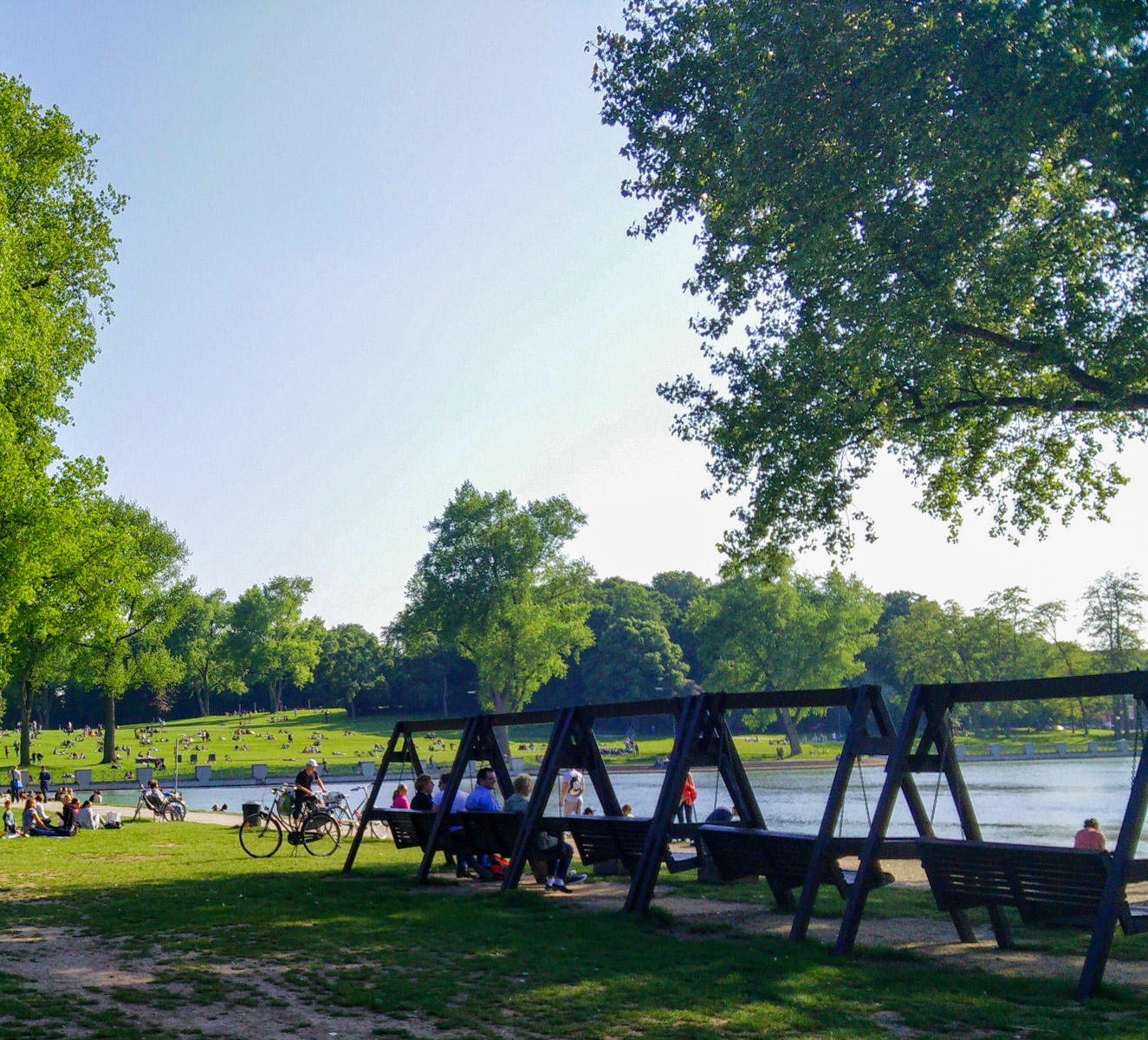 Köln park and beer garden