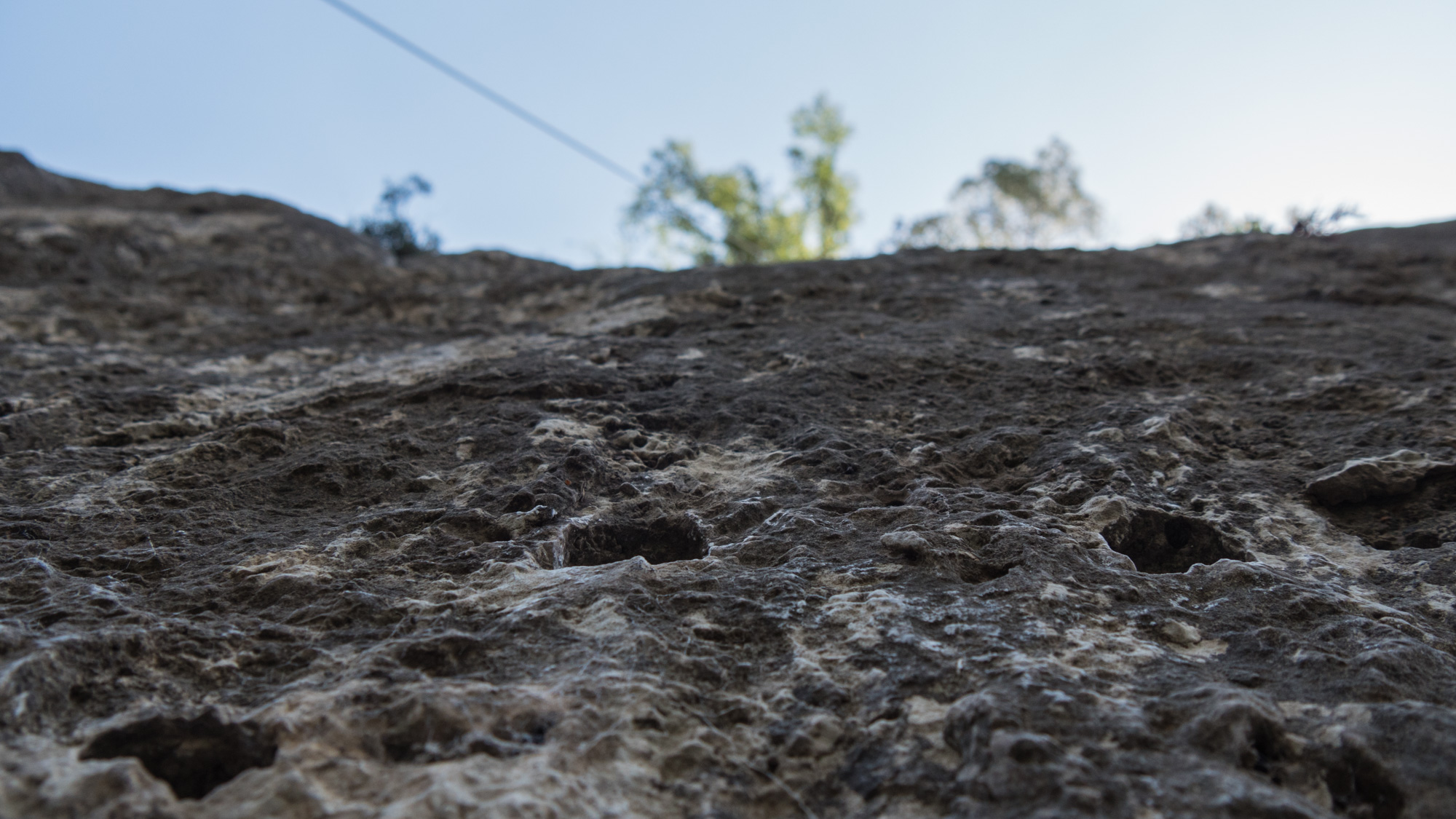 Navajos (6c+) starting pockets