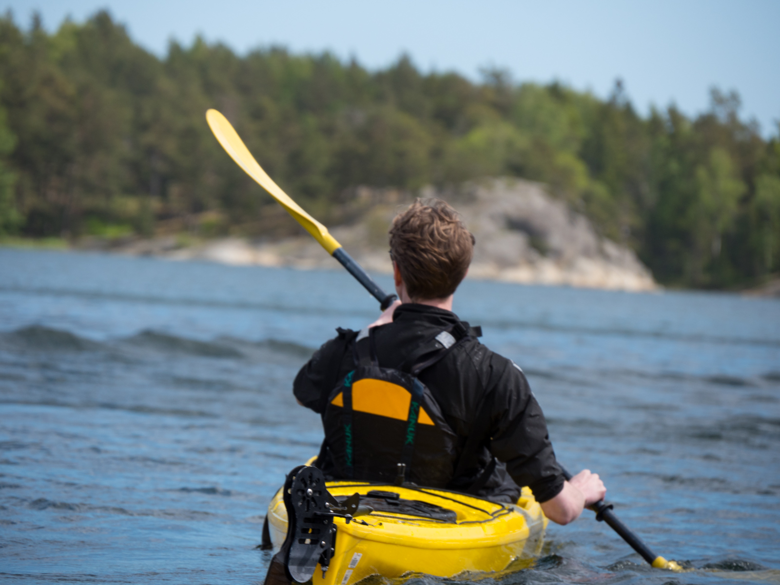 Kayaking Rearview