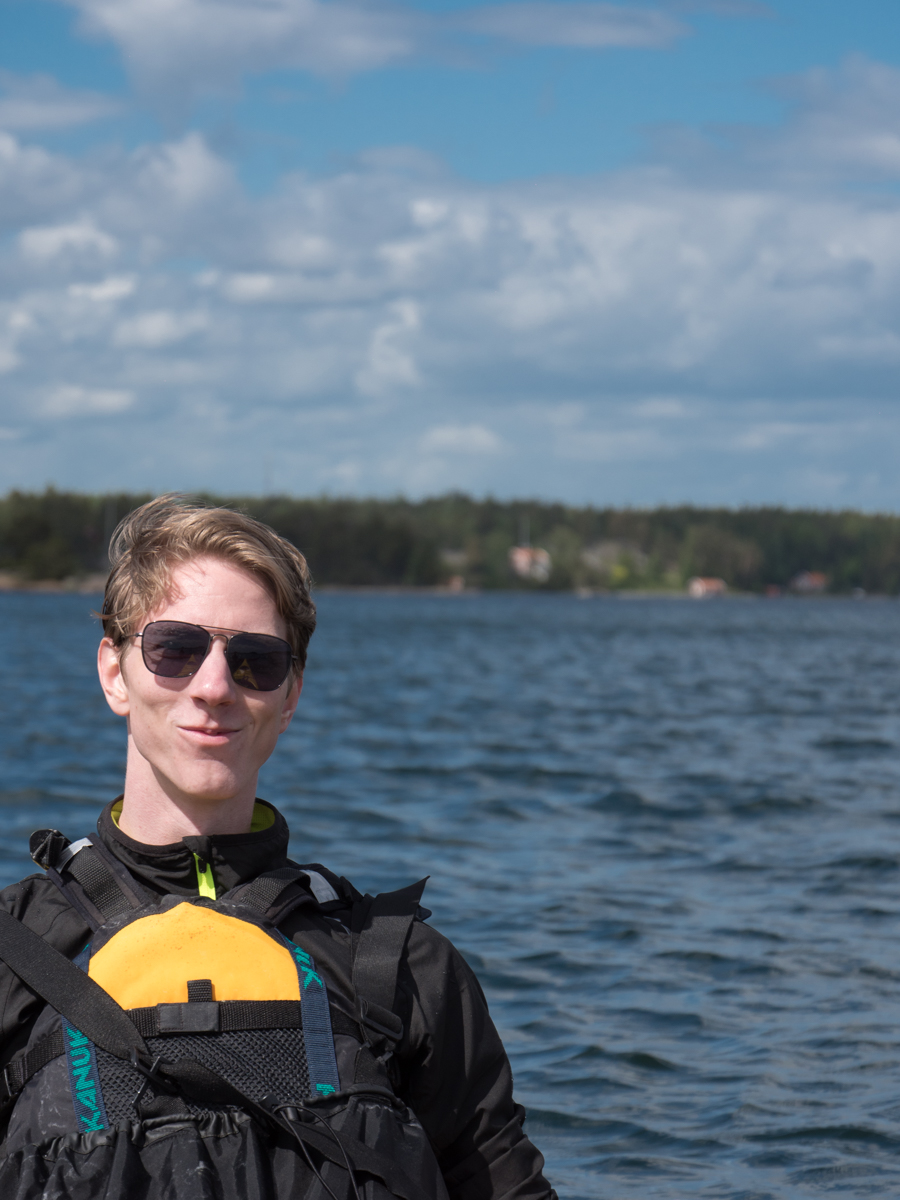 Kayaking portrait