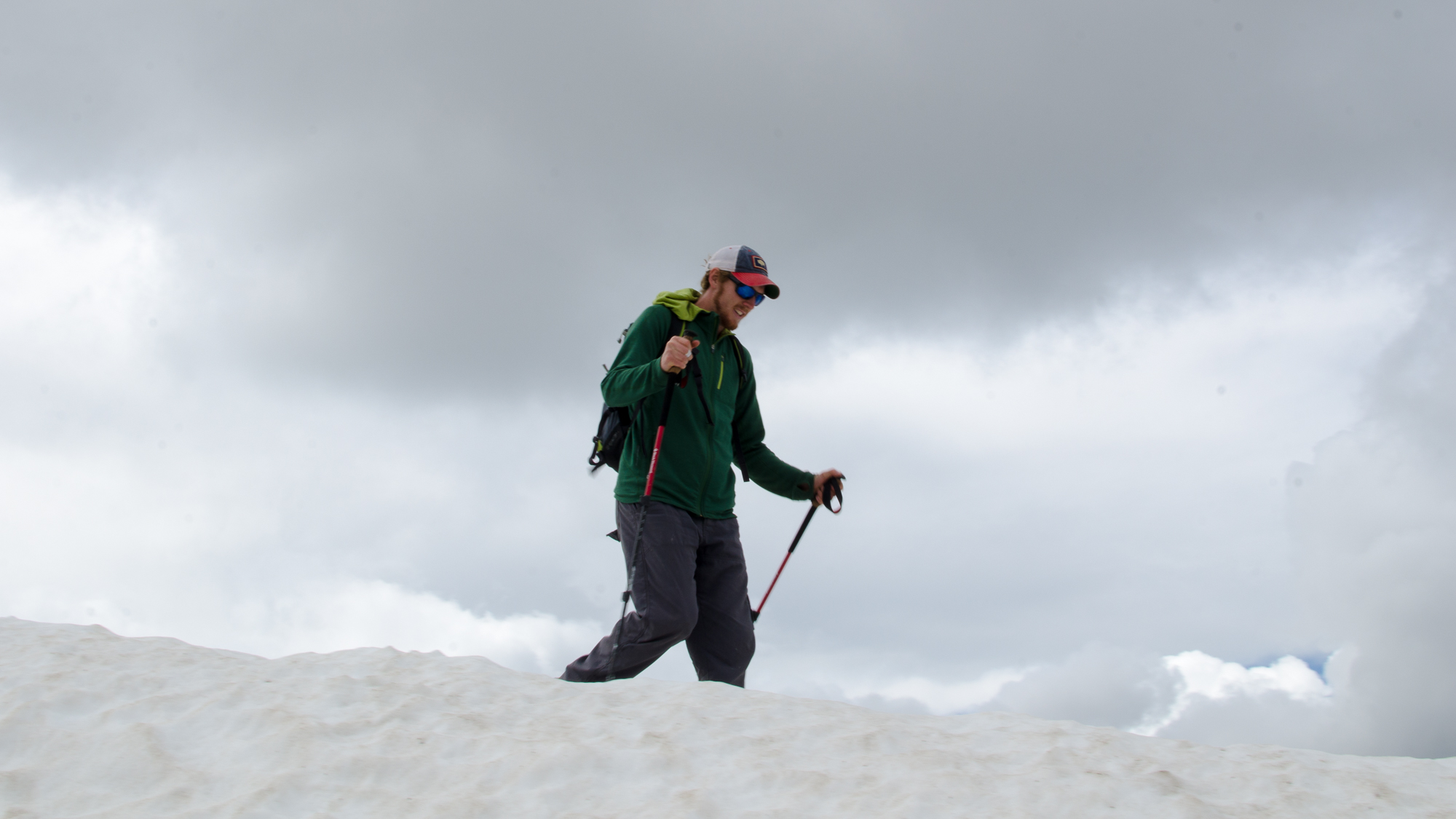 Crossing the snow