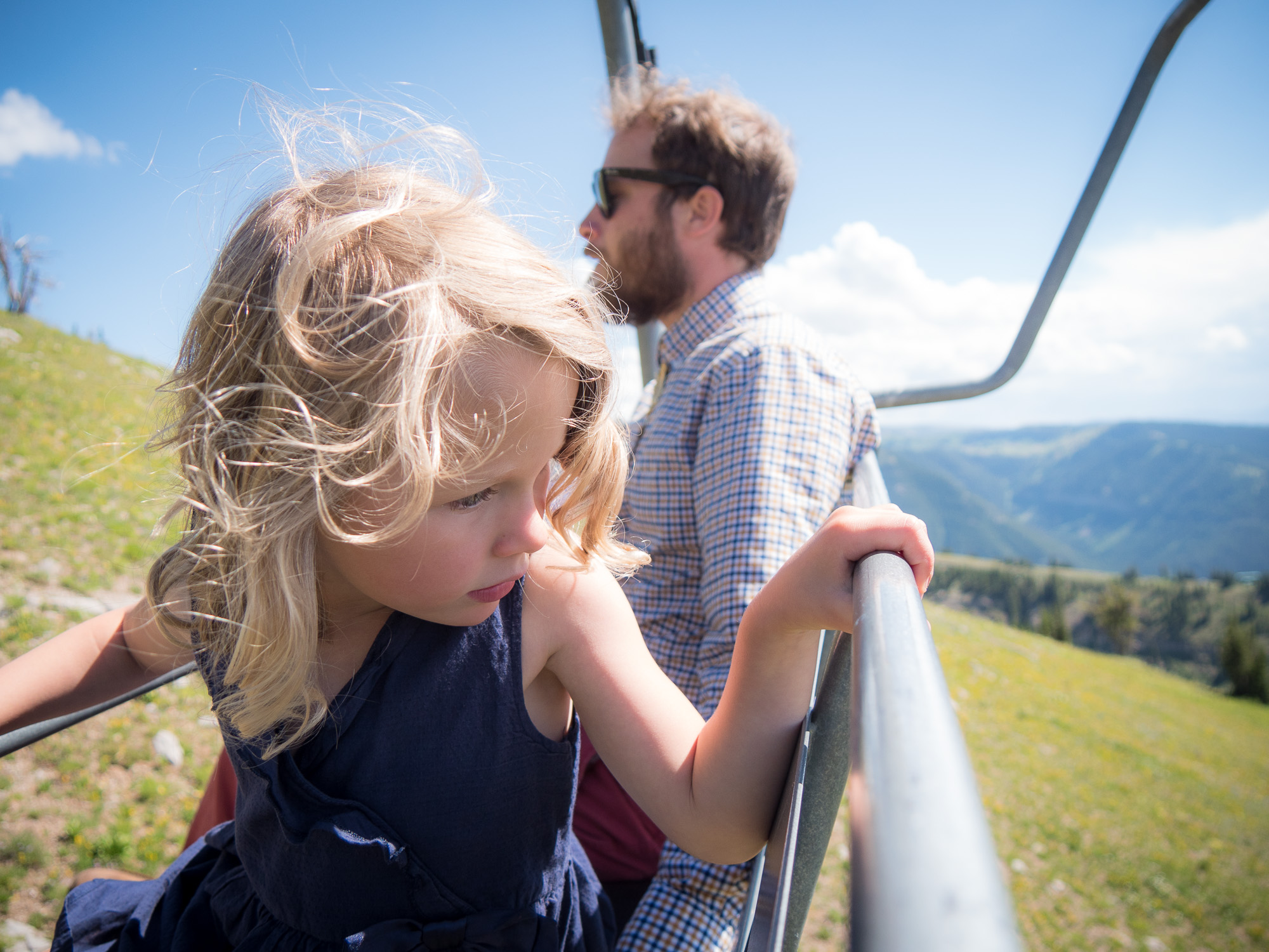 Piper on the lift