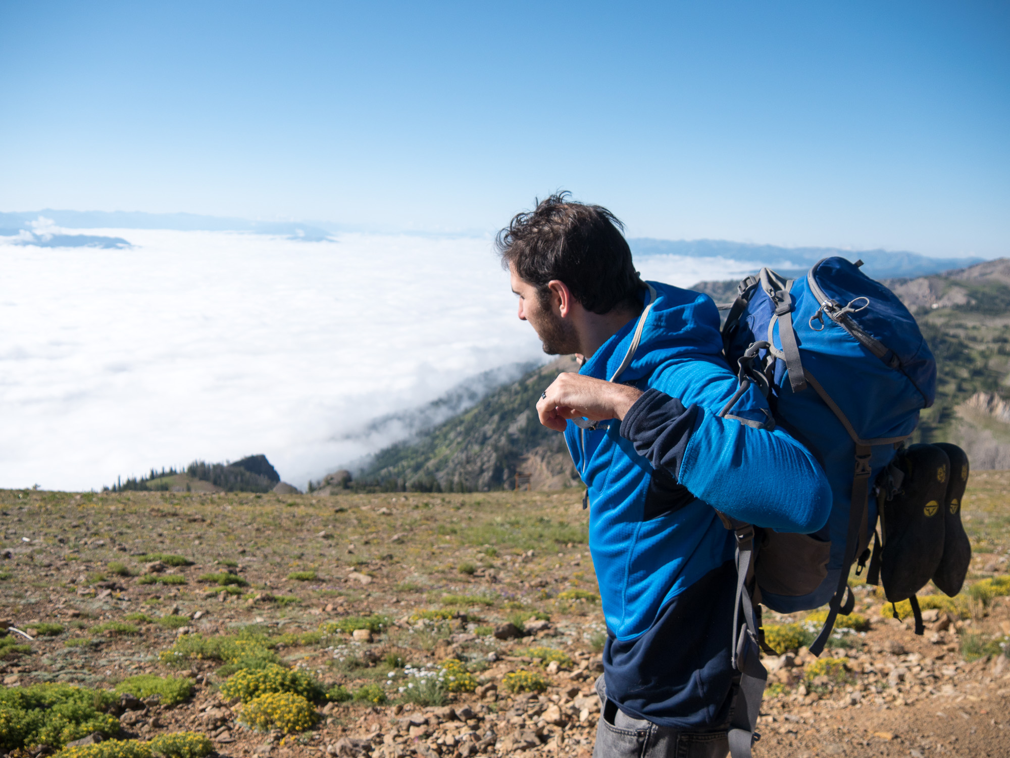 Goldman on a sea of clouds