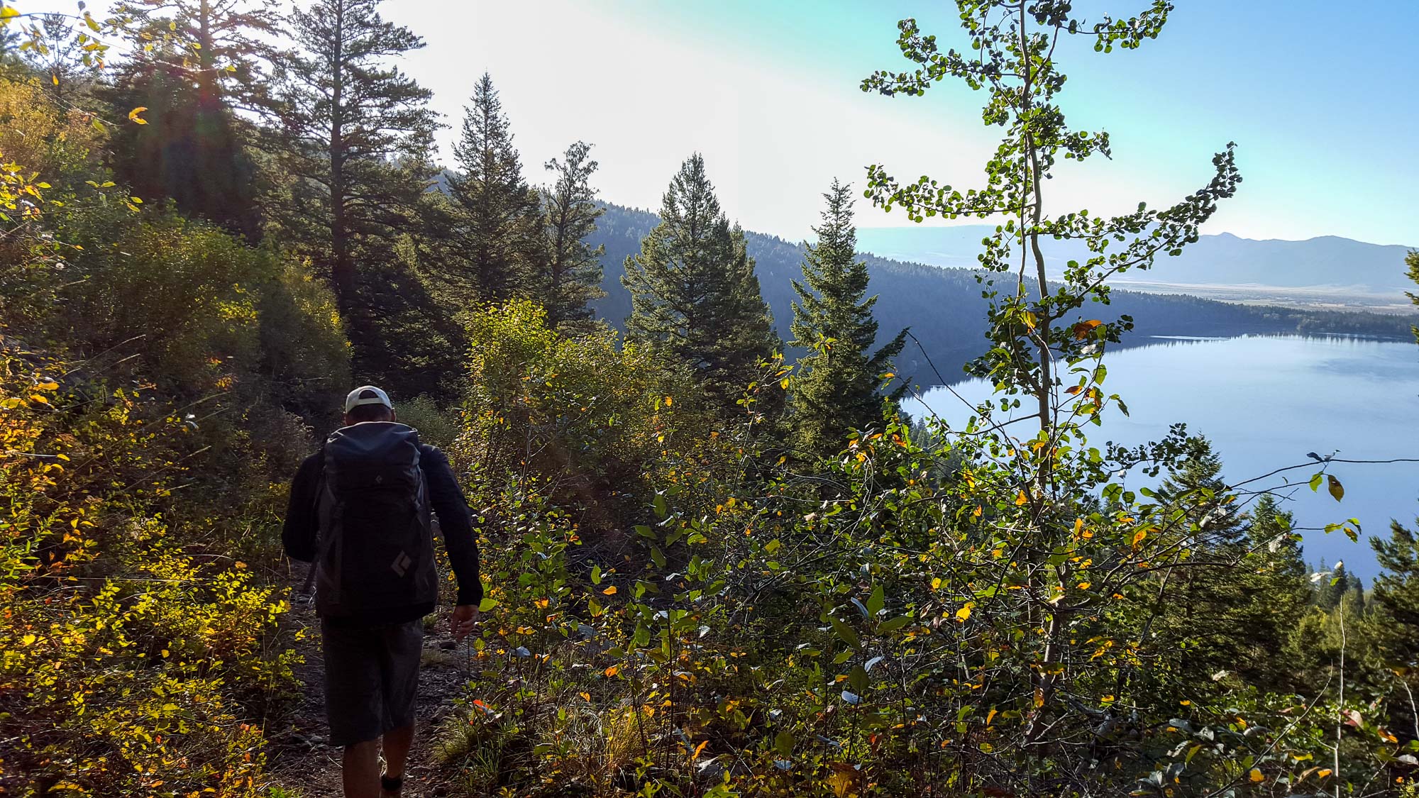 Hiking to the buttress