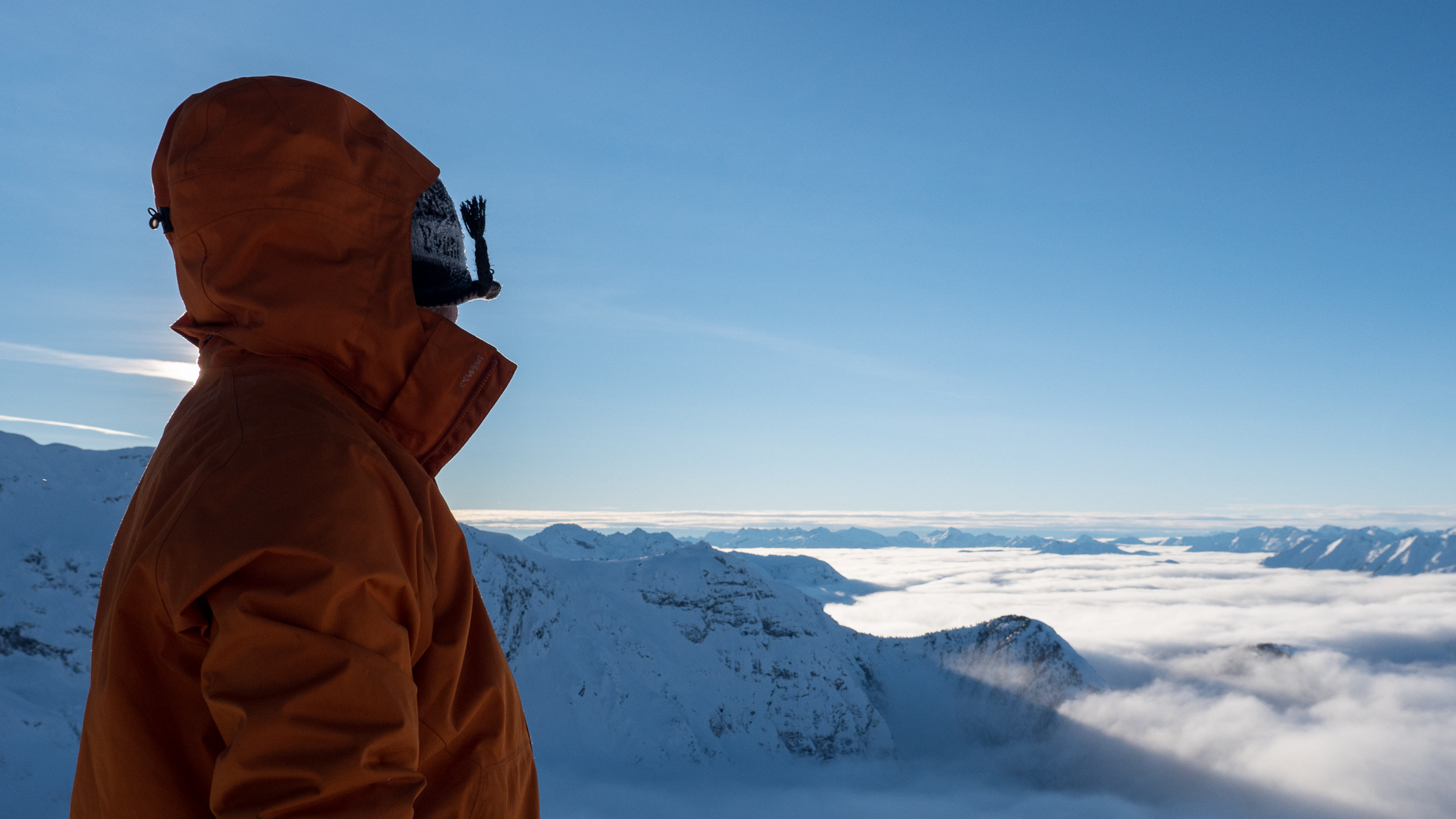 Nathaniel hood profile with mountains