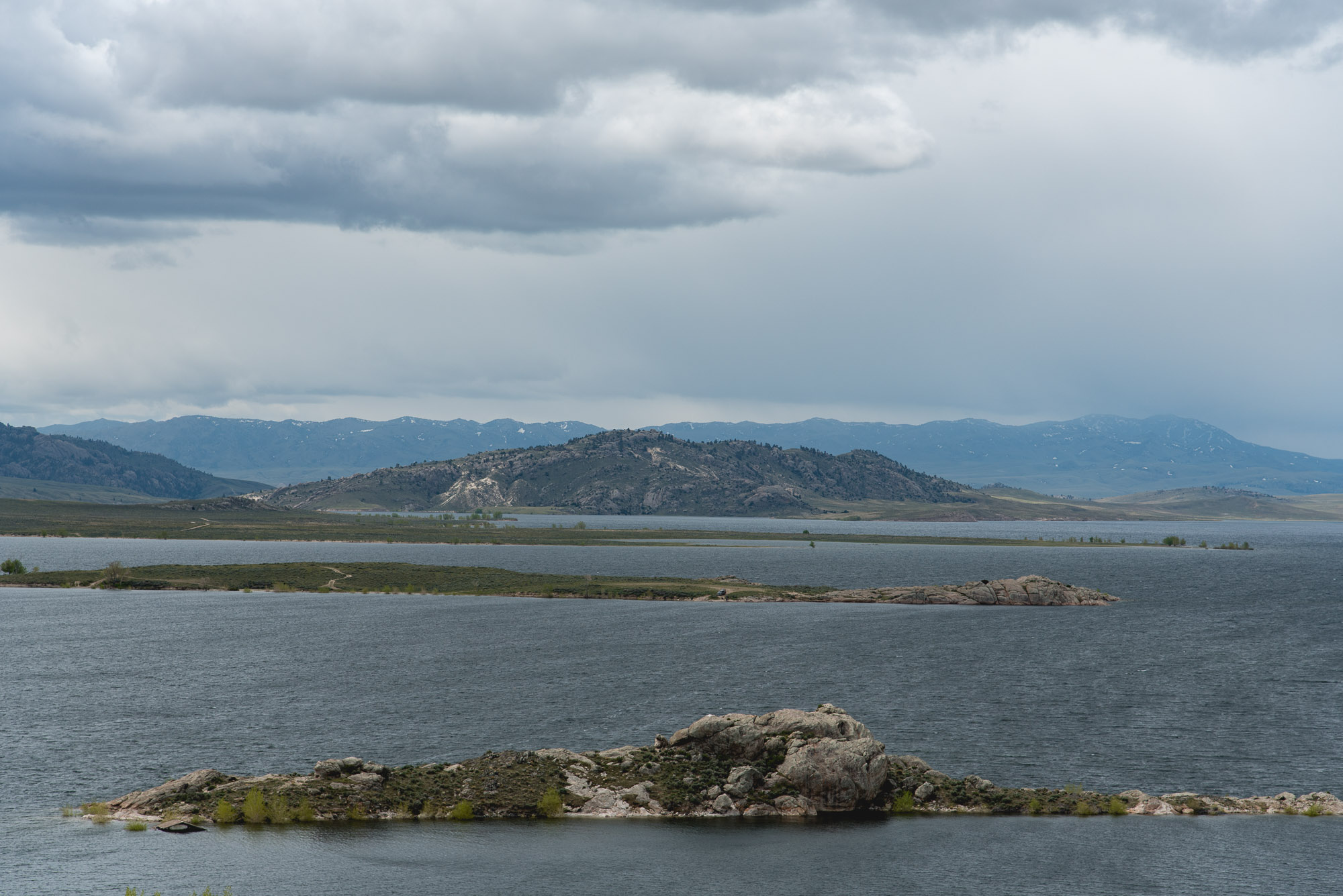 flooded reservoir