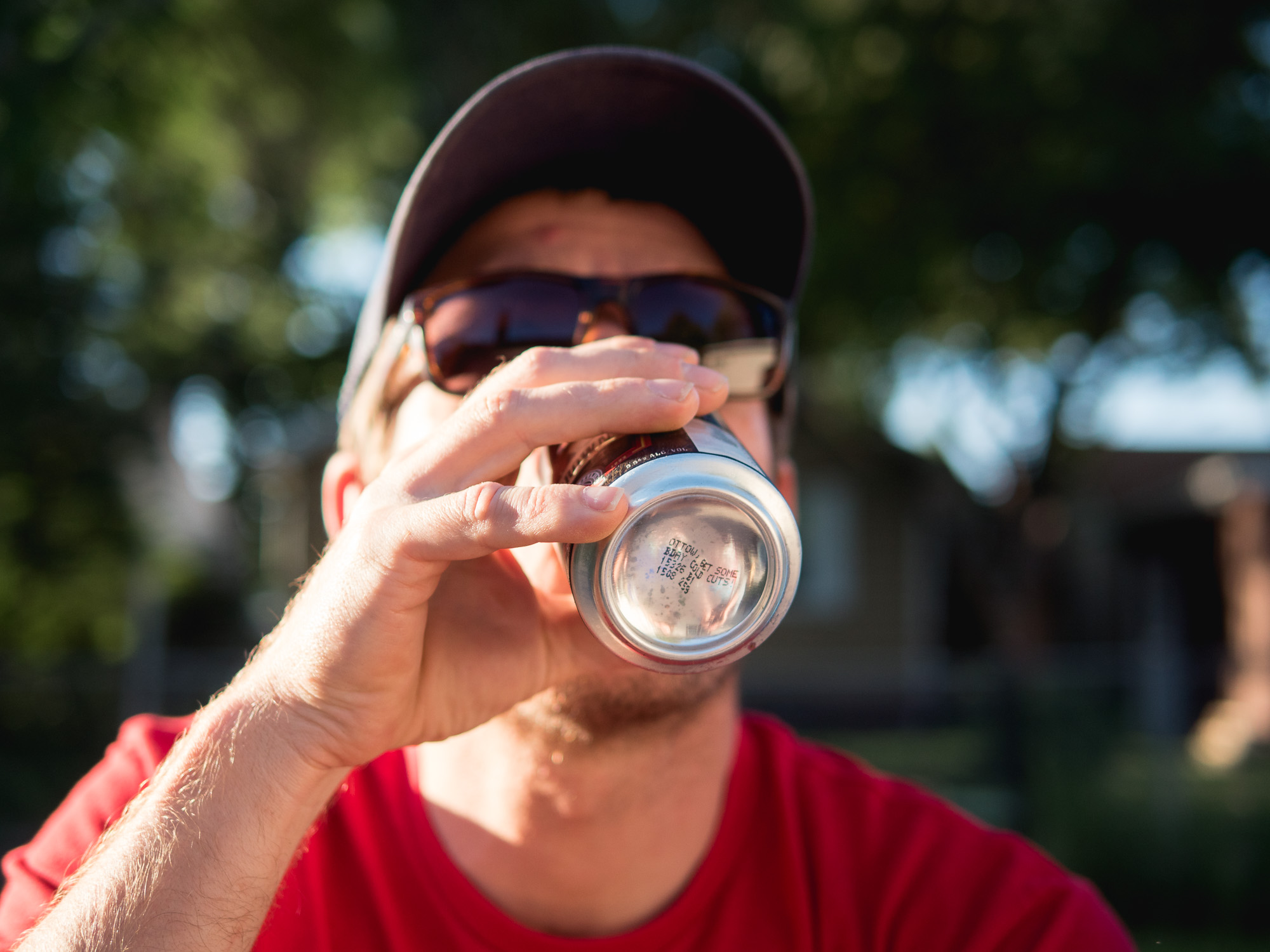 Maciej drinks