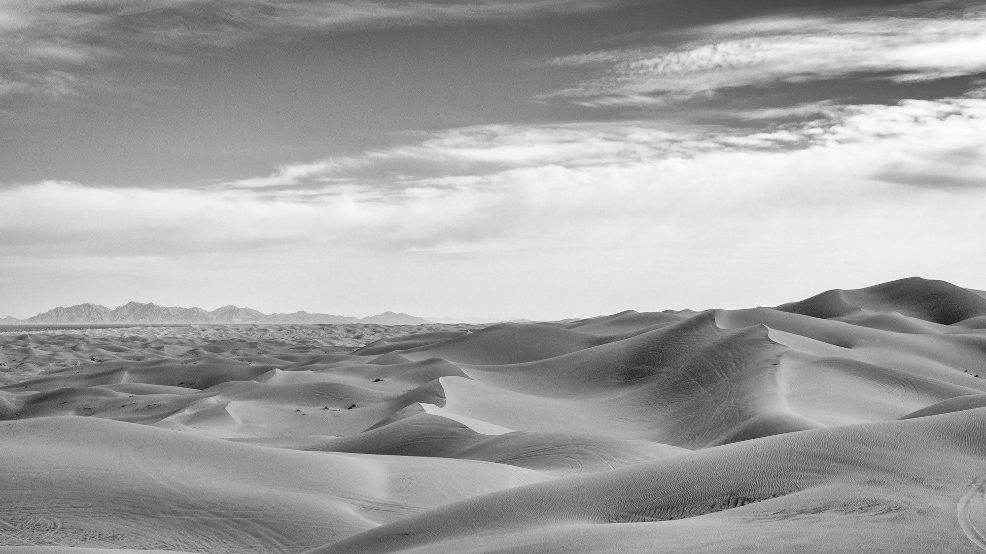 mountains and dunes