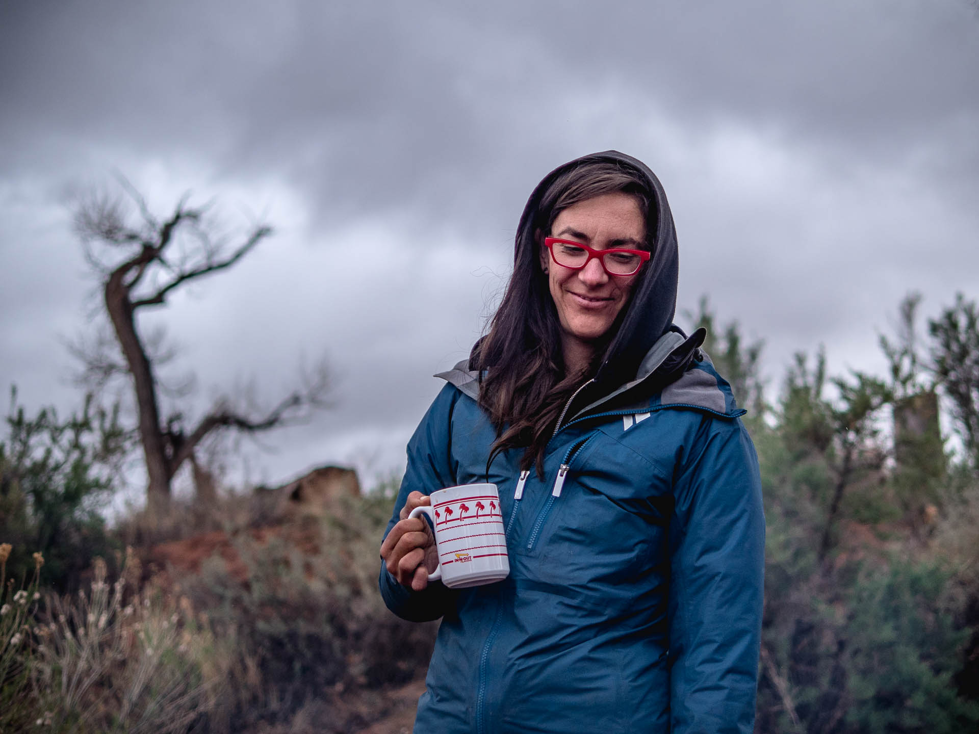 storm morning portrait